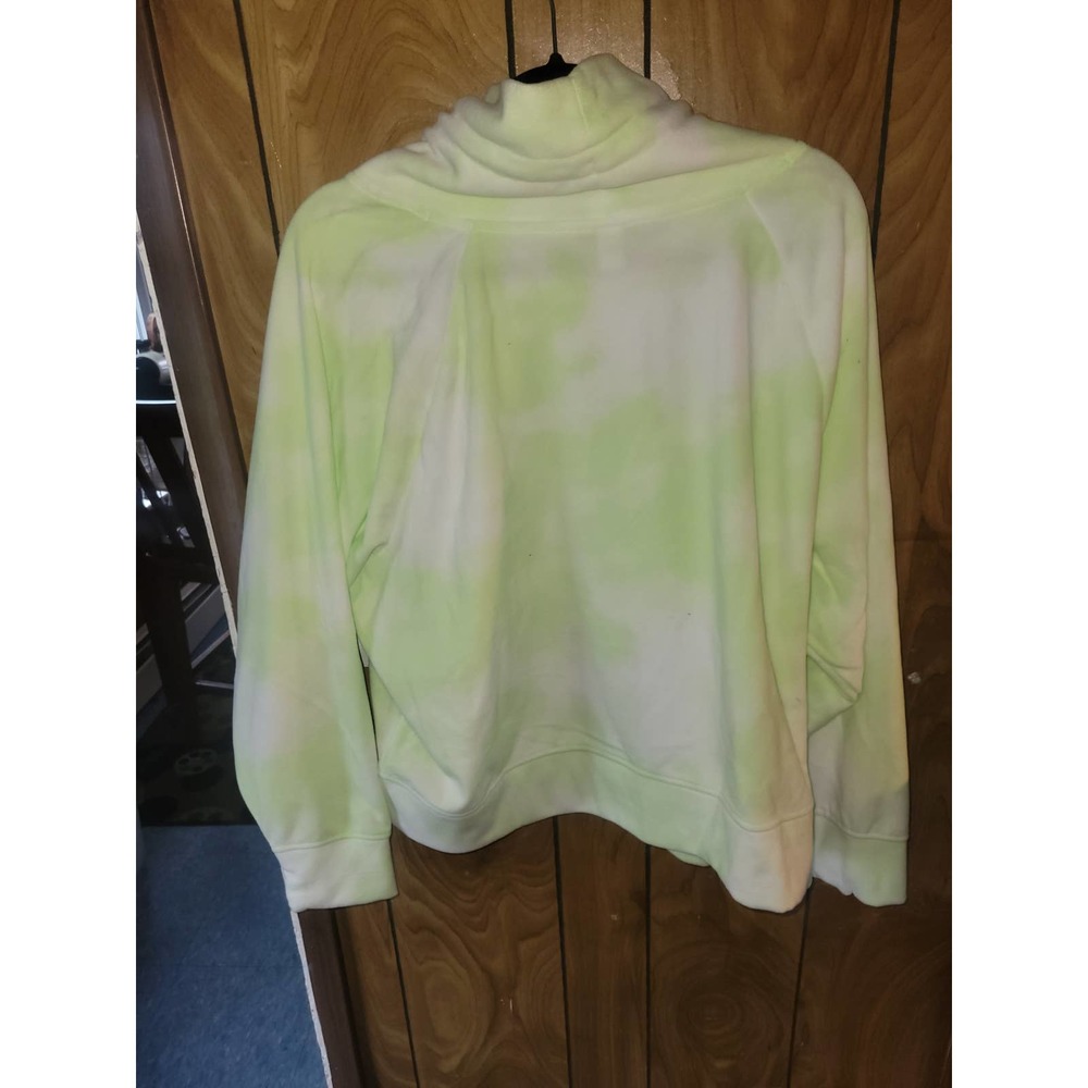 Old Navy Women’s Plus Size 2X Go-Warm Pullover Hoodie – Light Green Tie-Dye NEW - Picture 3 of 7